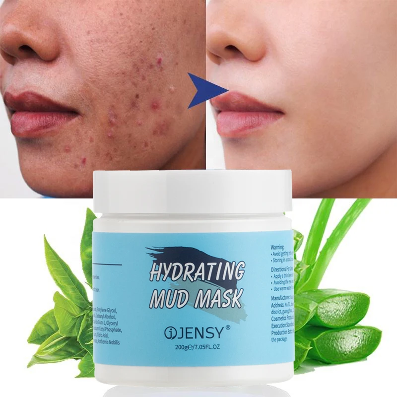 Wholesale Private Label OEM Facial Masks Clay Vegan Skin Detoxifying Oil-control Deep Cleansing Dead Sea Mud Mask For Face