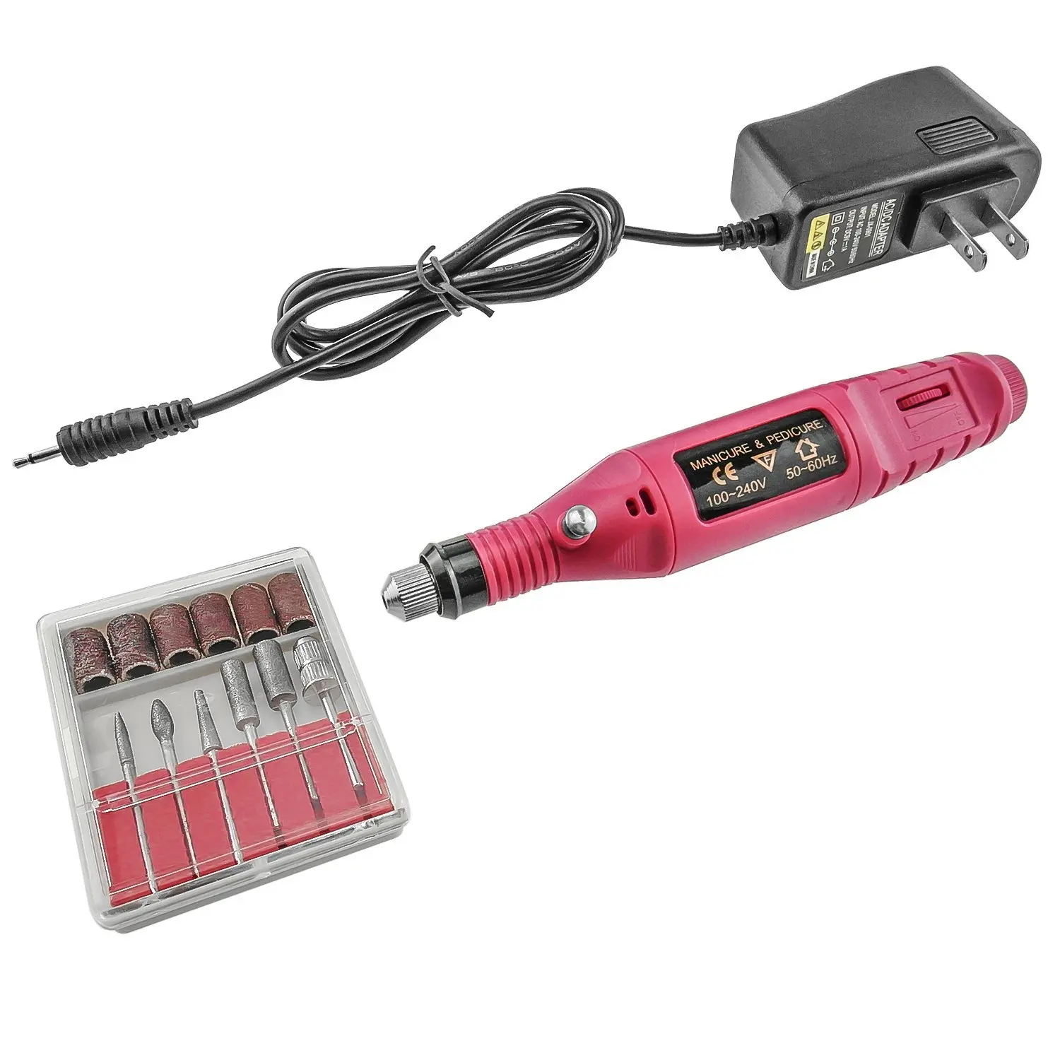 Beauty Personal Care Nail Suppliers Electric Nail Drill File Machine Manicure Drill Pen 6 Bits Nail Equipment And Tools