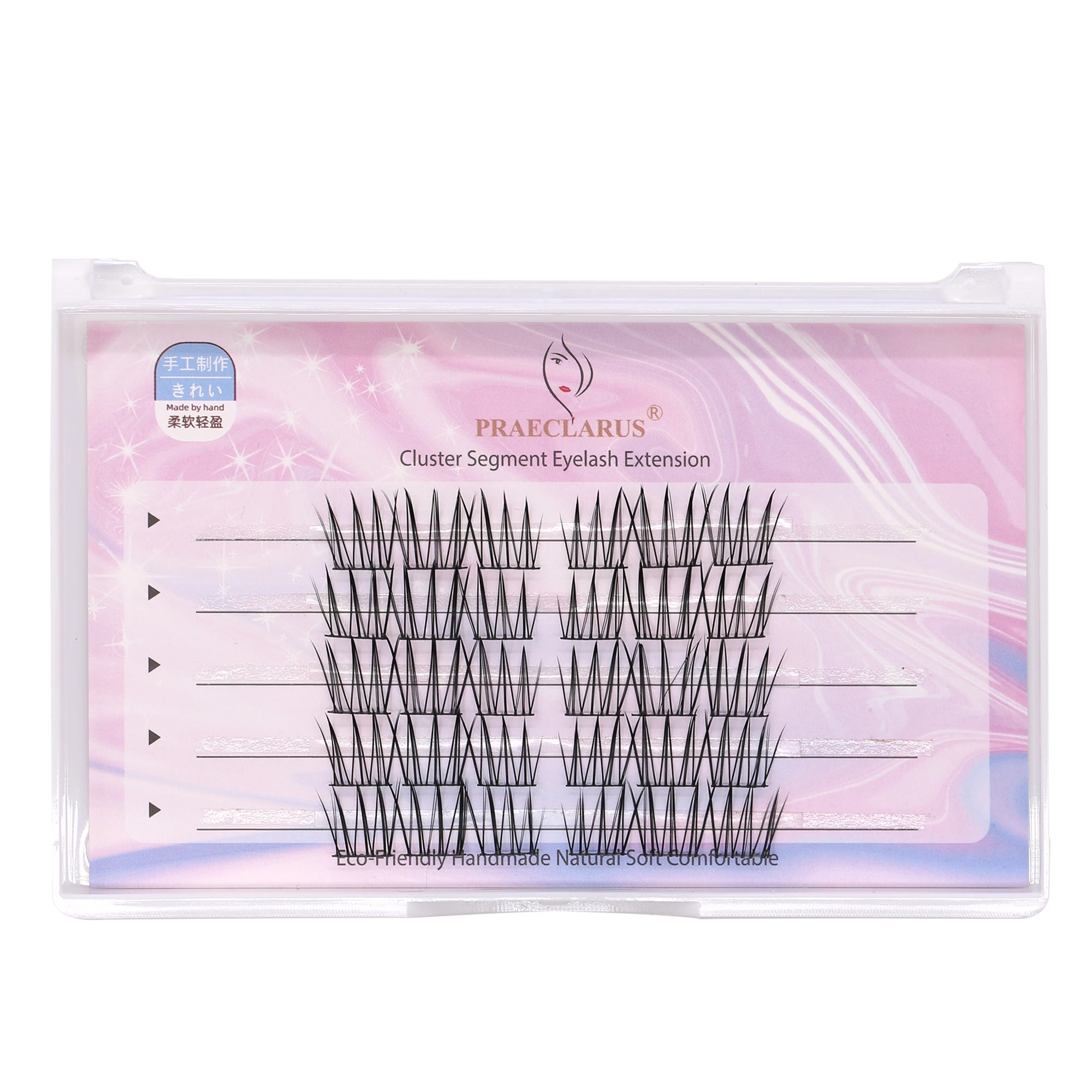 Cut Segmented Lashes New DIY Eyelash Extension Kit Cluster Lashes Custom Logo Wholesale Eyelash Clusters