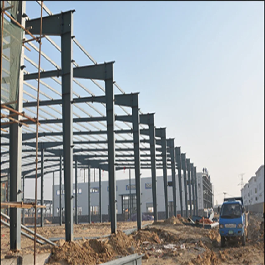 Steel Frame Industrial Building Design Heavy Duty Structure Fabrication Construction Kits Steel Warehouse
