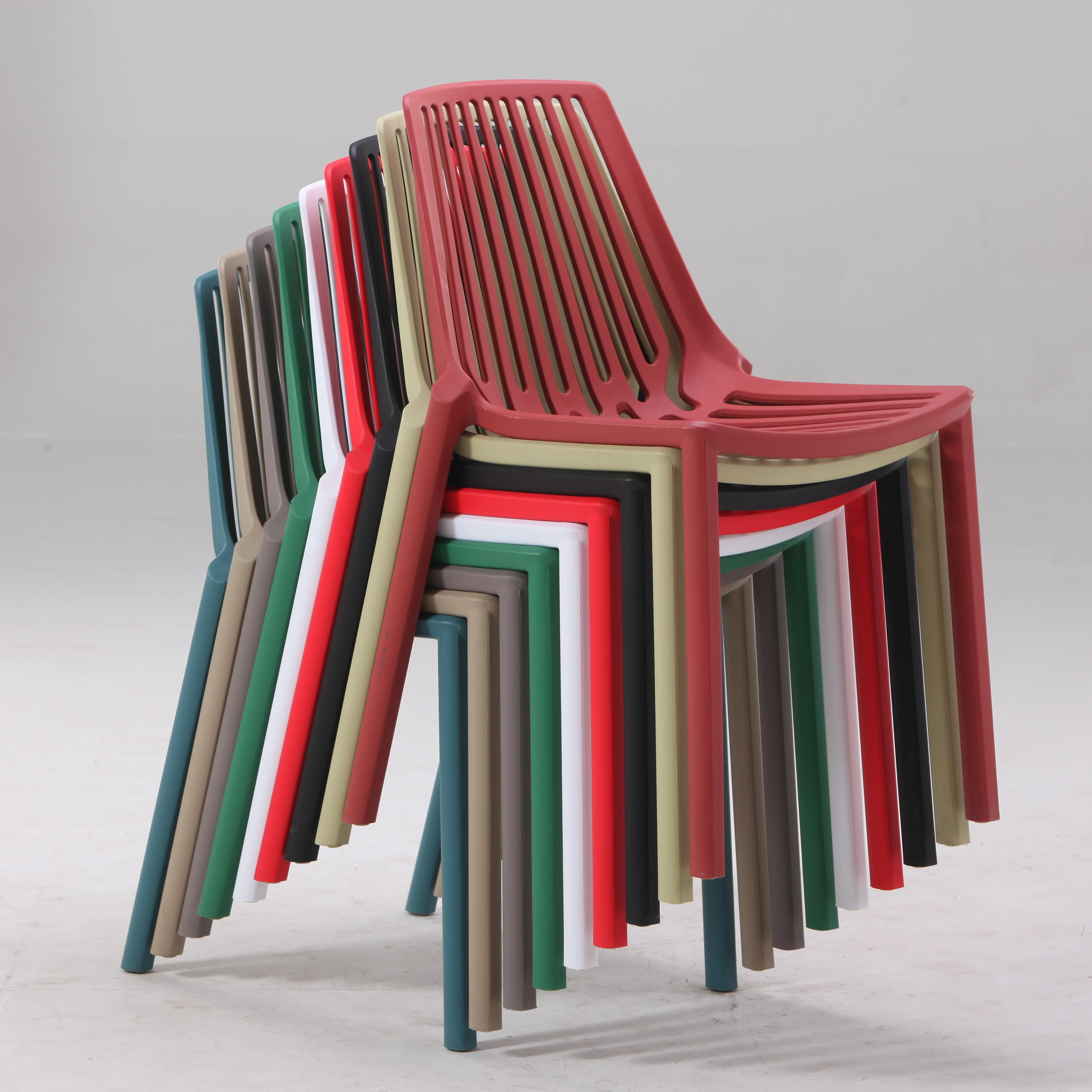 Wholesale cheap outdoor furniture monoblock stackable dining room plastic patio chair