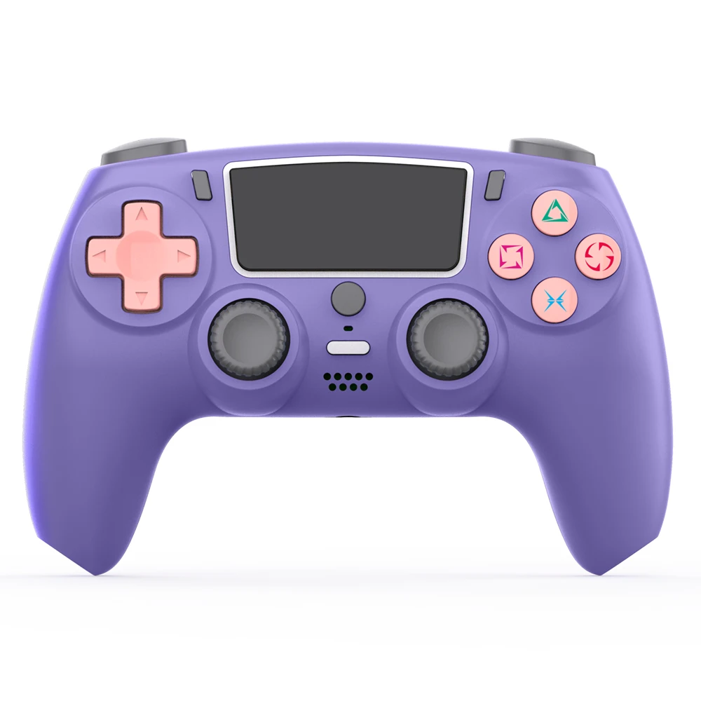 YLW Newest Wireless Controller Headphone Jack 6-Axis Double Shock BT Game Joystick Gamepad For PS4 Video Game Console