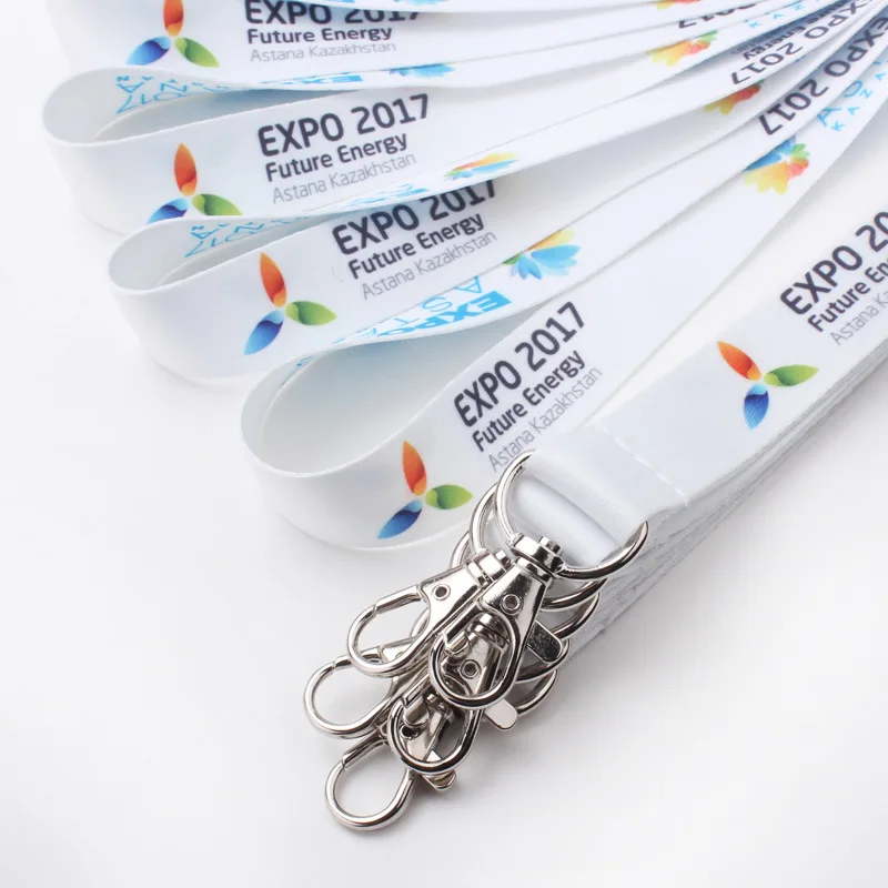 High Quality Breakaway Custom Silkscreen Printing Logo Polyester Airbus Lanyards for Mobile Phone