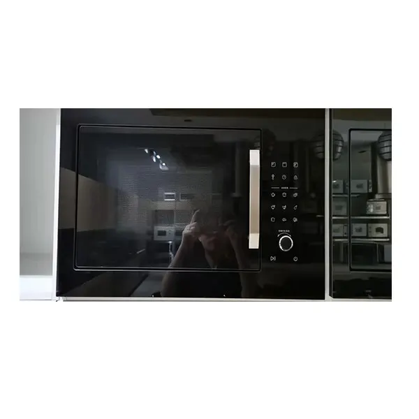 Stainless Steel 25L 900W Black Microwave Convection Oven Built-in with 220V Glass Electric OEM Glass Door Electronic Control 900