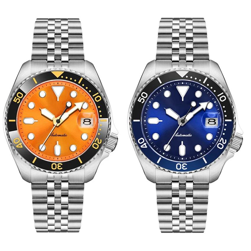Custom Automatic Japan NH35 Luminous 20 ATM Diving Diver Watch Montre Plongee Reloj De Buceo