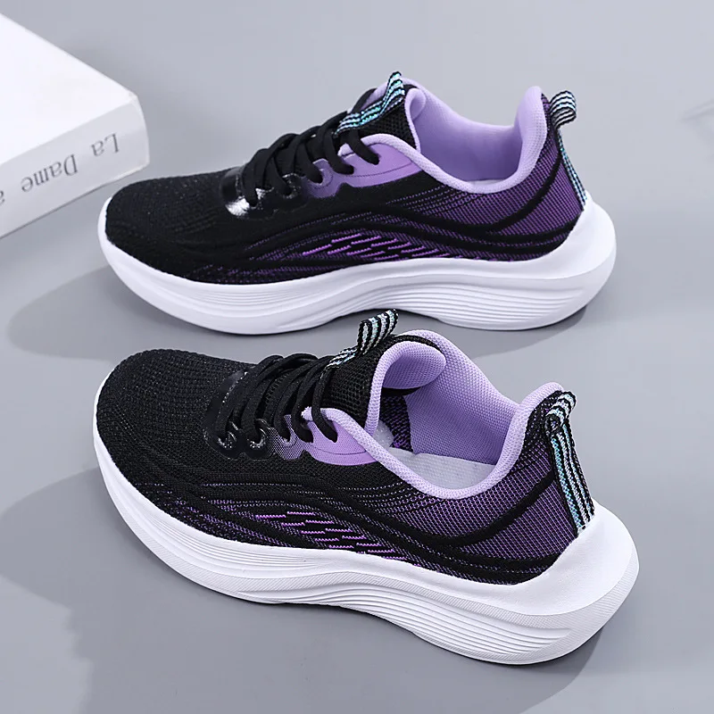 Hot selling new fashion casual shoes girl ladies flat sport shoes