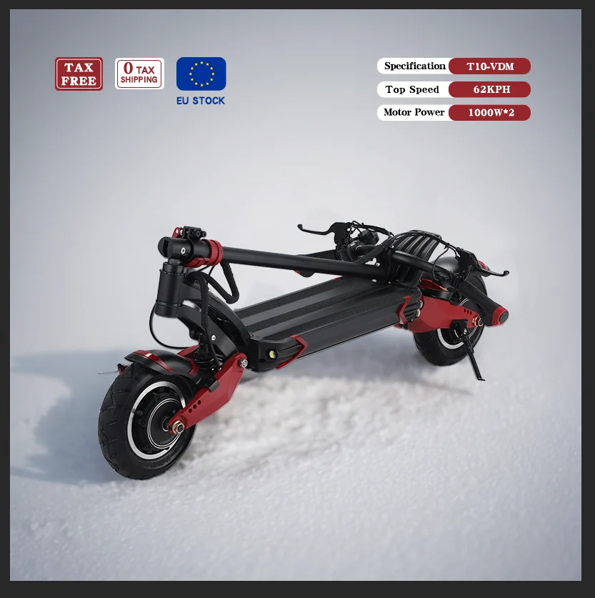 Zero 10x  Long Range 70km Hydraulic Brake 2000w Double Motor Folding Adult Fast Scooter Electric