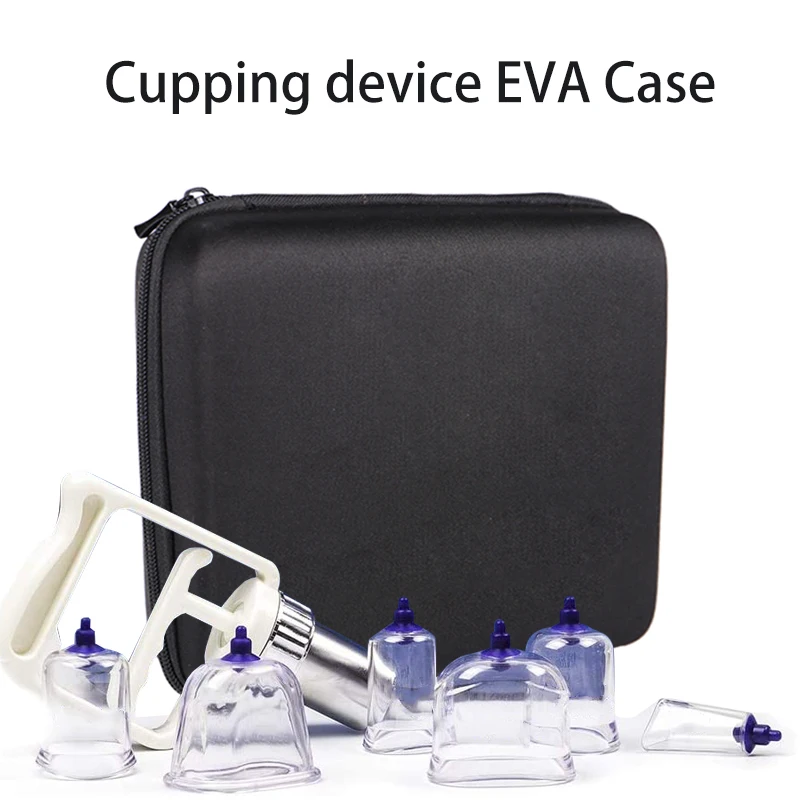 Cupping Therapy Set Professional Massage Physical TCM Physiotherapy Myofascial Decompression Equipment Accessories Storage Bag
