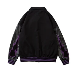 European and American new products men and women towel embroidery letters couple windbreaker autumn and winter jacket