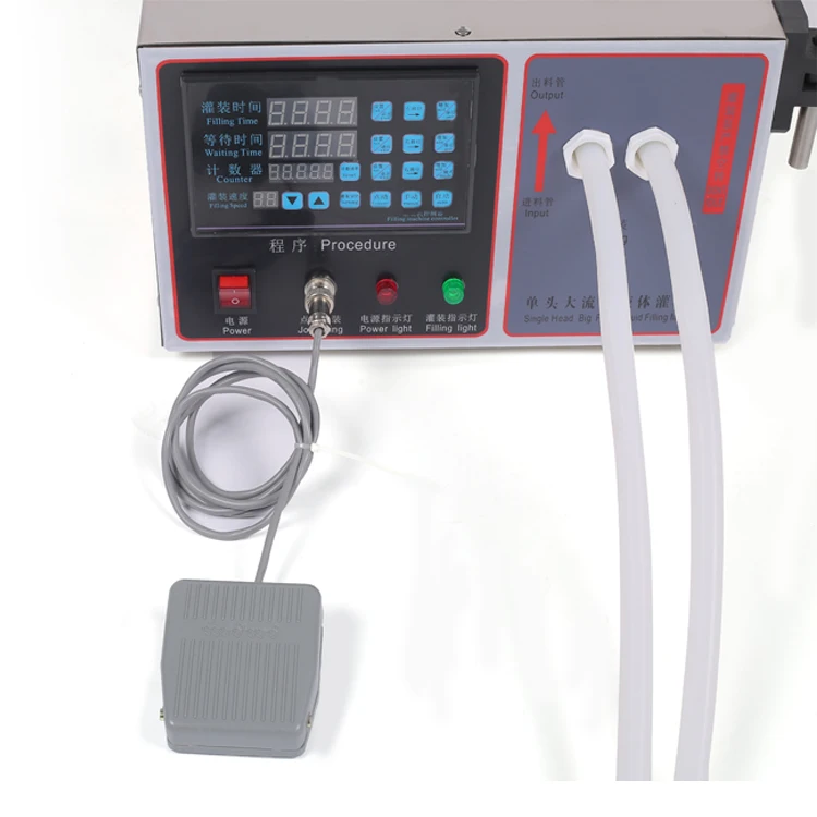 semi auto pouch cream beer perfume liquid filling machine