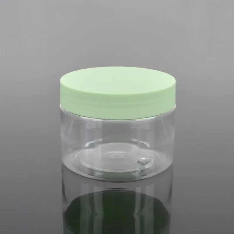 50ml- 250ml Empty Leakproof Cosmetic Pot Jars Wide-mouth Plastic Mask Container With Colorful Lids For Cosmetics Diy Storage
