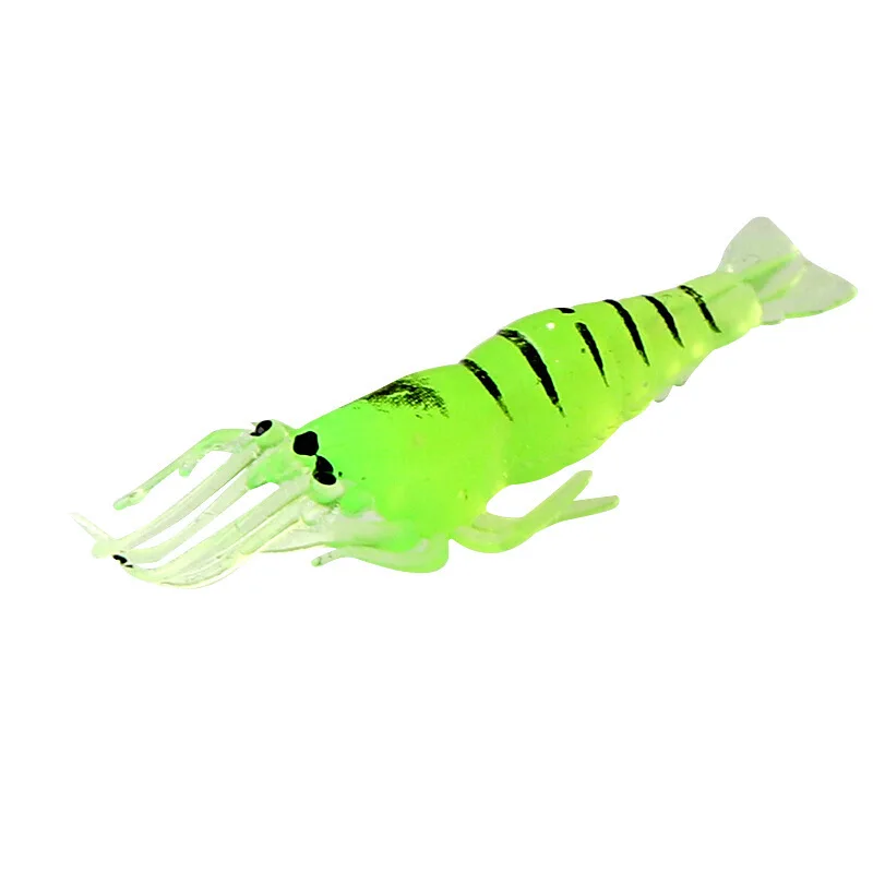 Rikimaru Artifical Prawn Small Shrimp Fishing Lure Soft Rubber With Hook Carp Fish