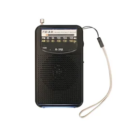 R-398 manufacture  hot selling pocket home mini radio with FM AM sound complete two band receiver