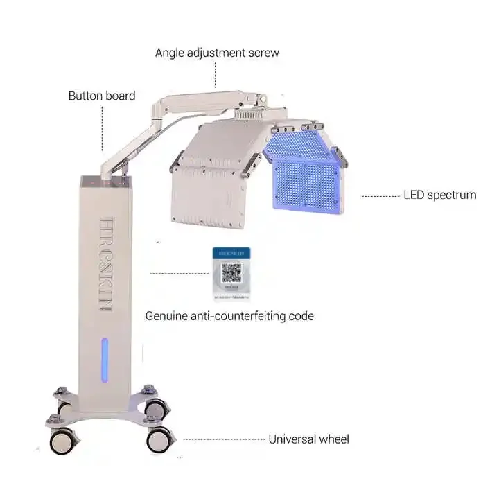 Powerful 1830 Lamps Led Photon 4 Color 660Nm Pdt Led Face Red Light Therapy Facial Machine For Spa Use