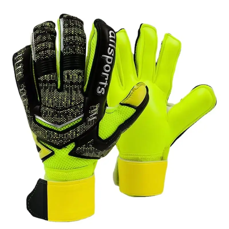 Danyang zhenxing New Design Latex Goalkeeper Gloves Football Goalie Wear Goalkeeper Finger guard protection