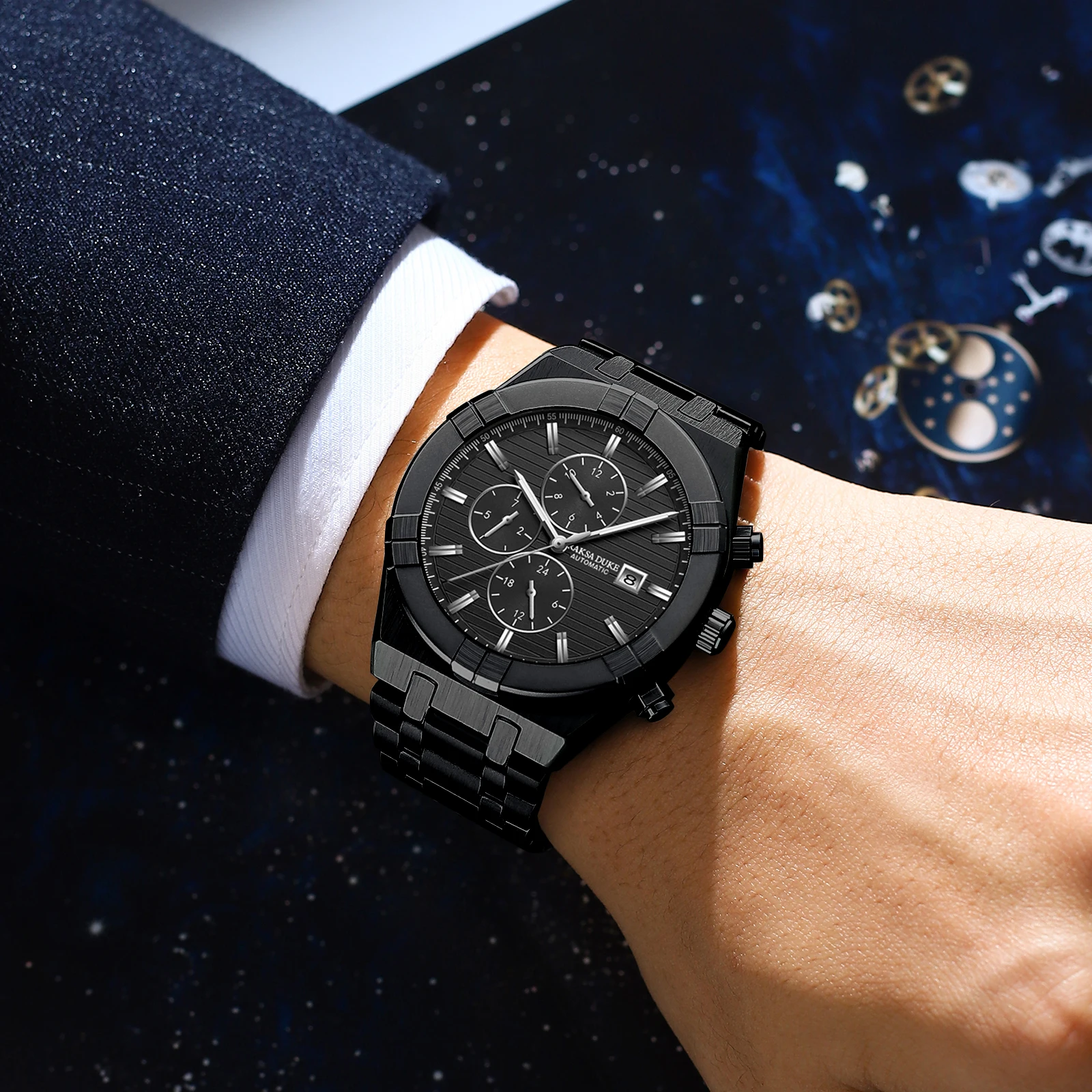 TEVISE Stylish Watches For Men High Quality 3 atm Water Resistant Watch Business Automatic Watch Mechanical