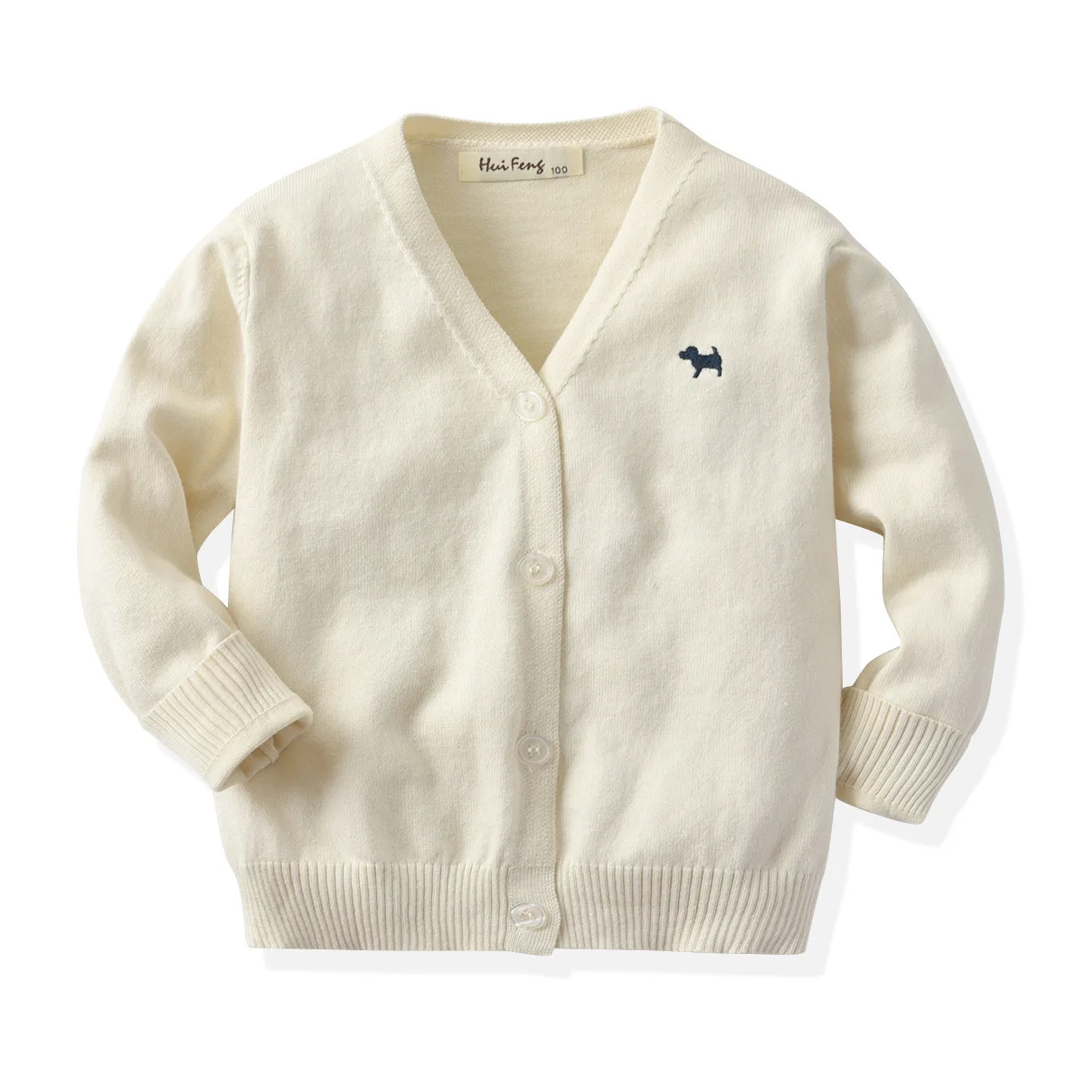 Куртка для мальчиков, кардиган, маленький жакет для девочек, в европейском и американском стиле, универсальный Повседневный вязаный кардиган