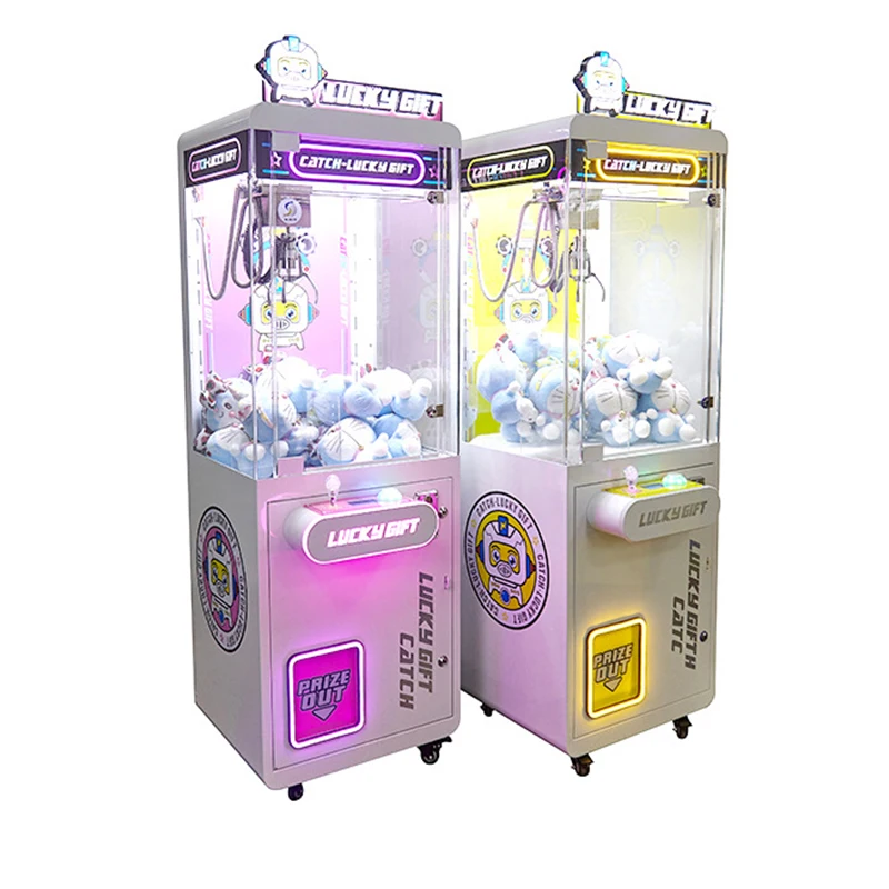 Claw Machine for 2 players double layer colorful doll claw machine grabbing dolls game machine