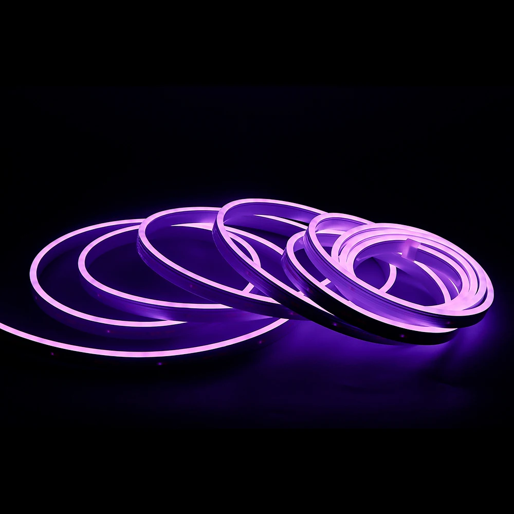 S-модель SPI LED неоновый гибкий RGB вид сбоку 24 В светодиодная Неоновая Гибкая неоновая Светодиодная лента