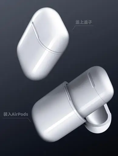 Muvtec Customized supplier headphones and charger wireless with charging case headphone earphone