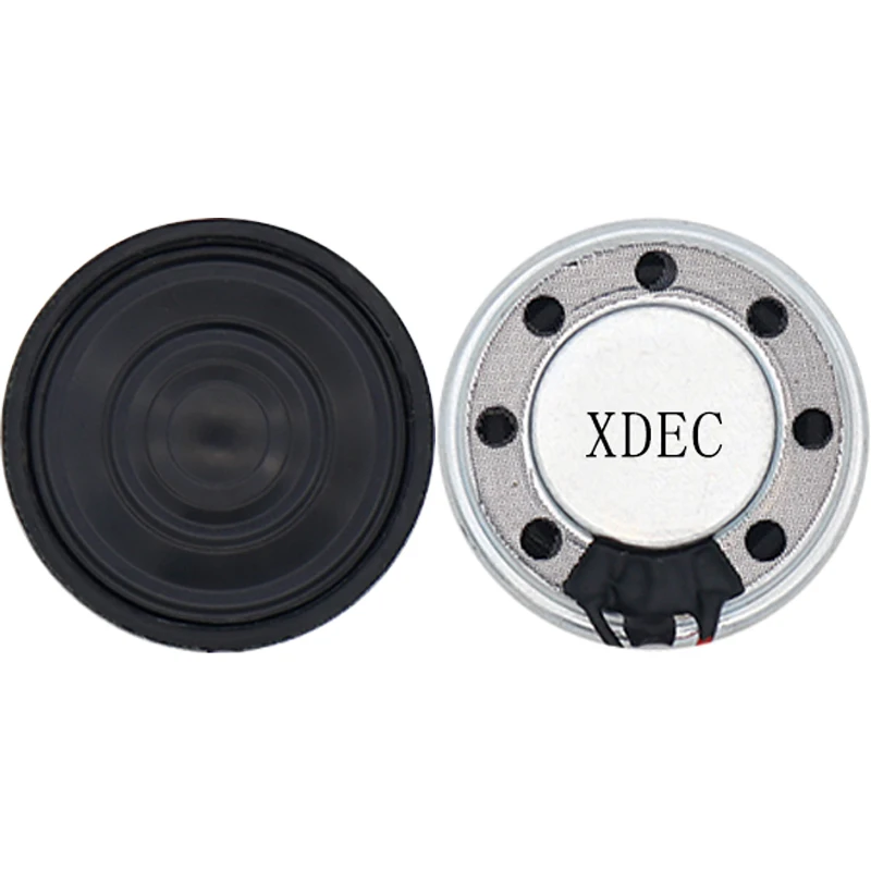 XDEC speaker drivers in stock 28 mm 8 ohm 1 watt 1.5 watt Flat film iron case speaker parts