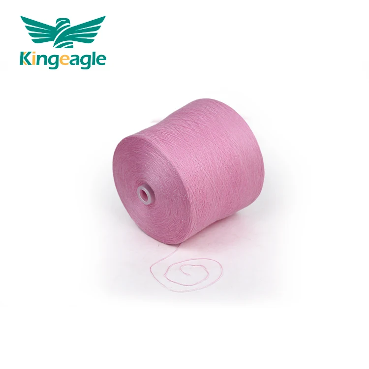 Kingeagle Factory Wholesale Soft Hand Feeling 48NM/2 Shining Core Spun Yarn for Clothing