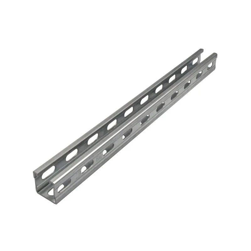 Factory directly sale Solid Pre-galvanized Plain Unistrut U profile Unistrut Strut Channel For Support