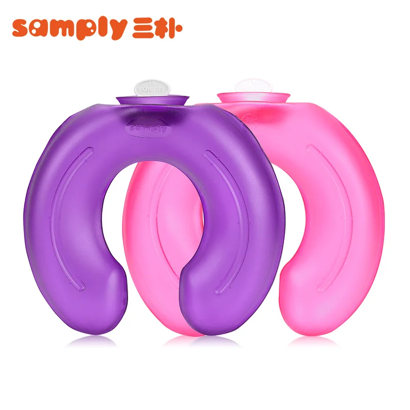 
pvc hot water bottle for neck and custom cover 