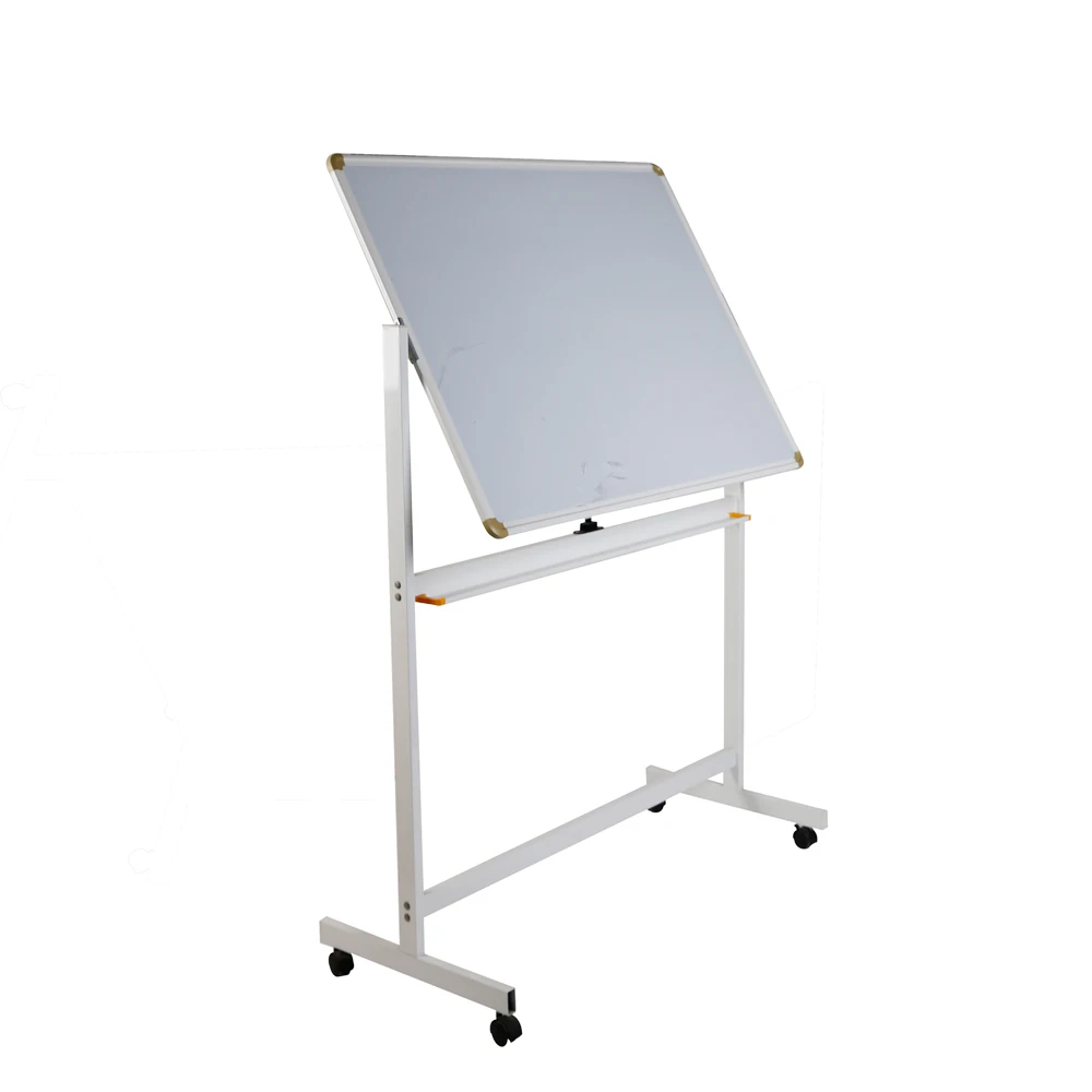 YDB-001 120*240cm Movable Whiteboard With Stand double Side Magnetic on