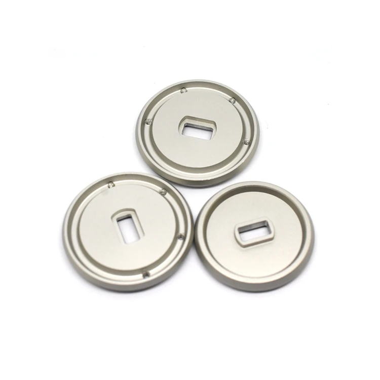 JIYAN Round Sandblasting Anodized Cnc Machining Aluminum Anodized Machine Parts Factory Customized Cnc Machined Parts