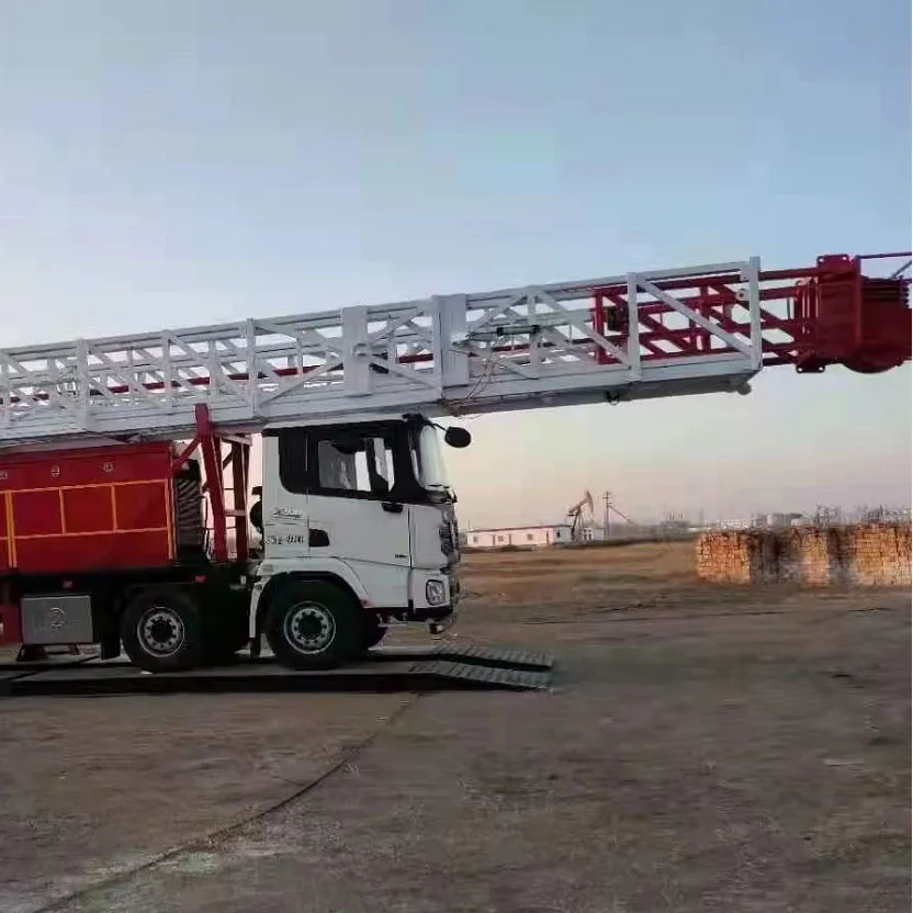 rig de workover 750 hp oil-rigs-workover truck-mounted-workover-rig