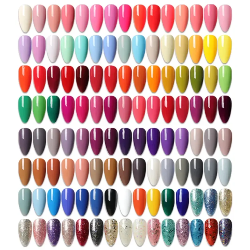 QM Nail Gel professional Private Label soak off Beshyne 140 gel color set 15ml UV Nail Gel Polish