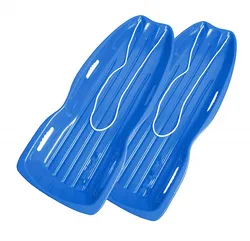 DROP SHIPPING Plastic PE Snow sled Skiing Board Slider Sledge Toboggan Sliding Skating Winter Sports