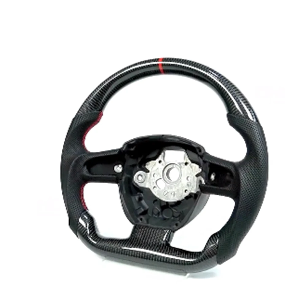 Car Accessories Fit For Audi S4 A5 A4 s4 rs5 rs6 rs7 S3 S4 S5 Carbon Fiber Steering Wheel