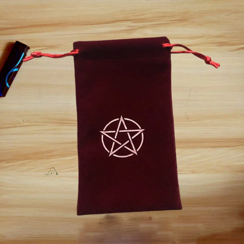 Spot Purple Tarot Storage Bag Five Star Carlo Bundle Bag Five Star Table Cloth Divination Tool Bundle Opening Storage Bag