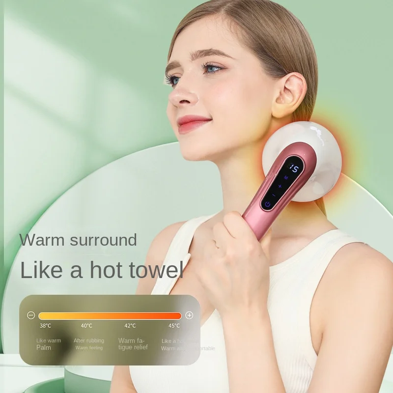 Electric 8 Massage Heads Back Shoulder Beater Hammer Stick Full Body Tissue Massage Stick Body Stress Massage Hammer