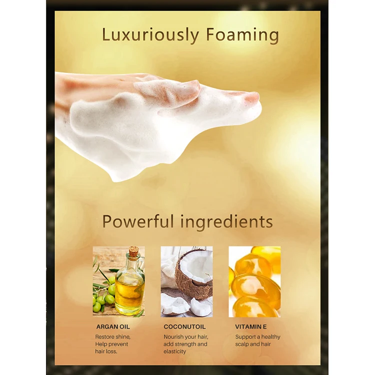 Private Label Hair Care Products Natural Shampoo Removes Knots And Tangles For Dry Frizzy Afro 4C Hair