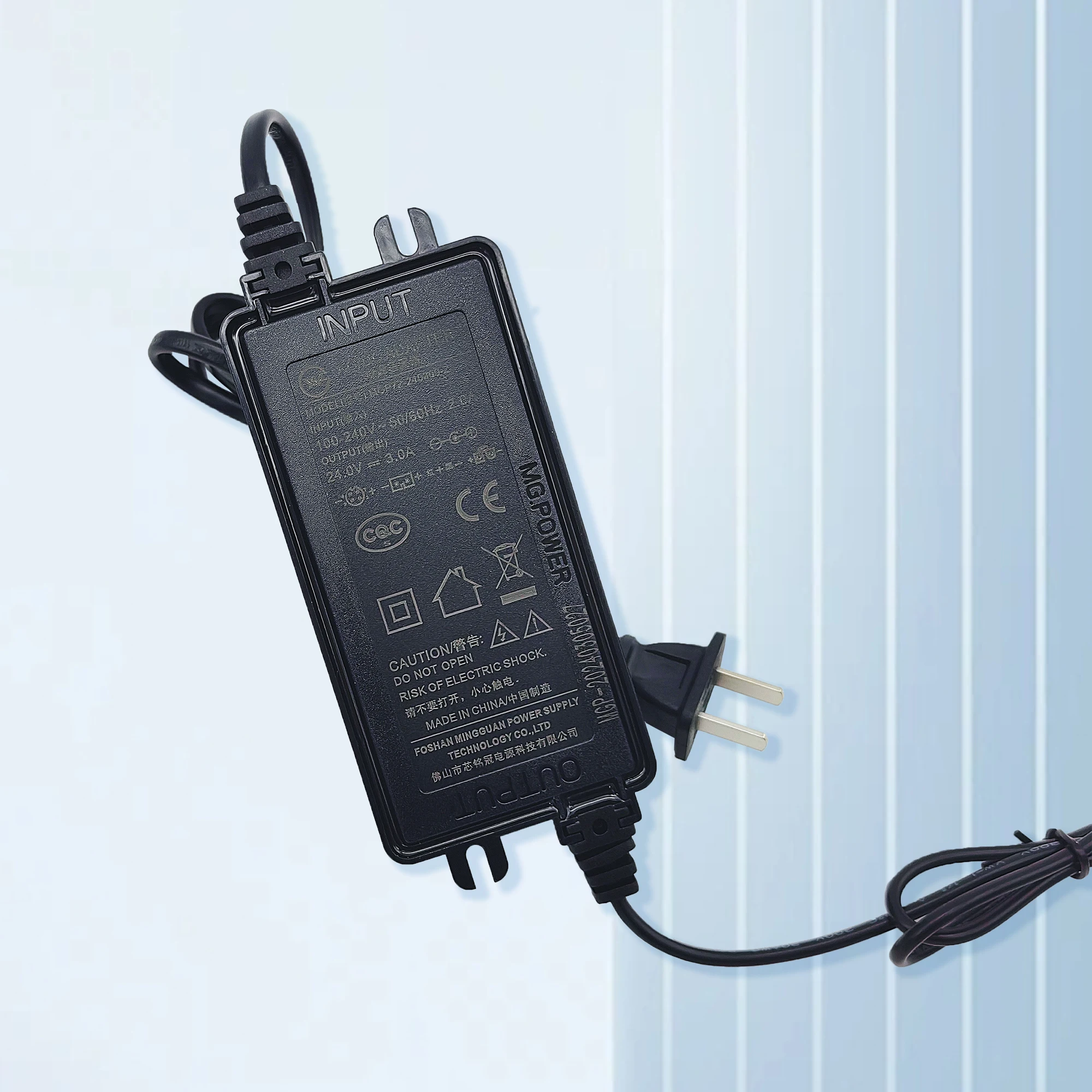 Manufacturer Customized 24V 3A Switching Power Supply DC Water Purifier Power Adapter US Standard Plugs