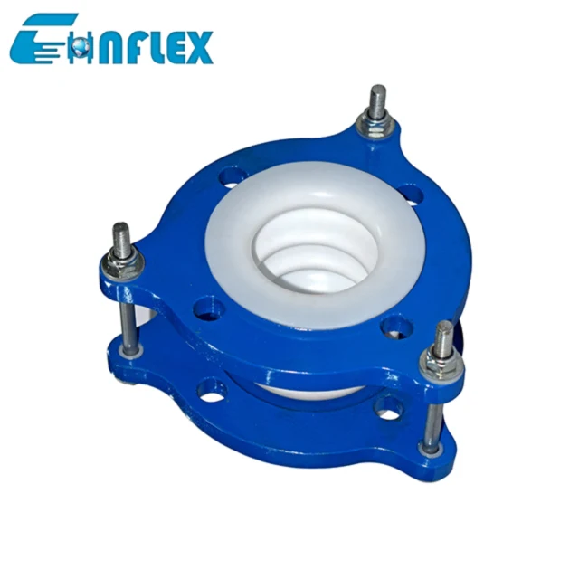 PTFE Expansion Joints Stainless Steel Tie Rods Anti Alkali PTFE Expansion Joints