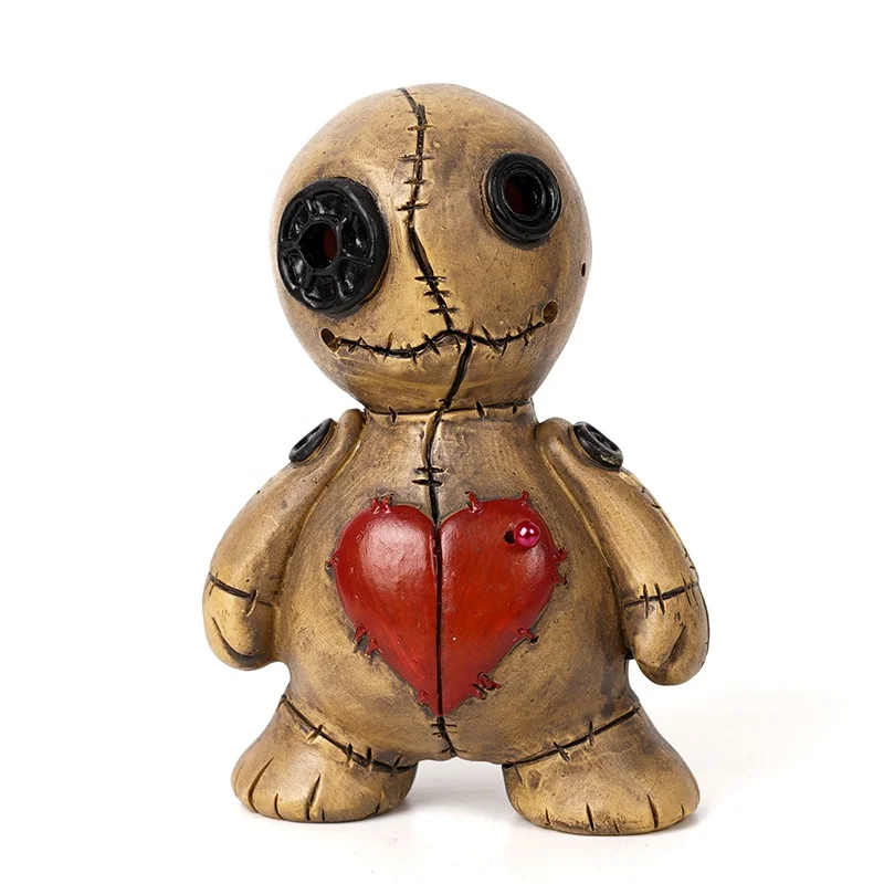 Horror Cursed Doll Halloween Aromatherapy Ornament Voodoo Doll Spray Decoration Office Desktop Decoration