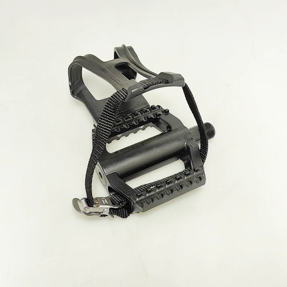 Alloy Aluminum Exercise Bicycle Pedals with M18 Spindle Bold Bearings Anti-Fracture Spinning Indoor Bike Pedal