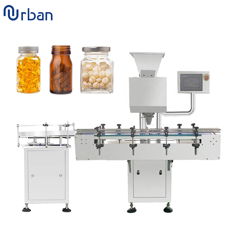 8 Lane Automatic Pill Counter Pharmaceutical Capsule Counting Machine Tablet Filler