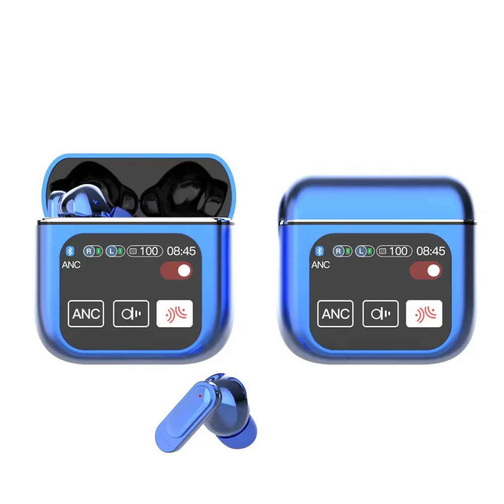 Se-60 Tws Earphones True Wireless Stereo Headset Sports Touch Screen Noise Cancelling Headphones Low Latency Earbuds ANC ENC