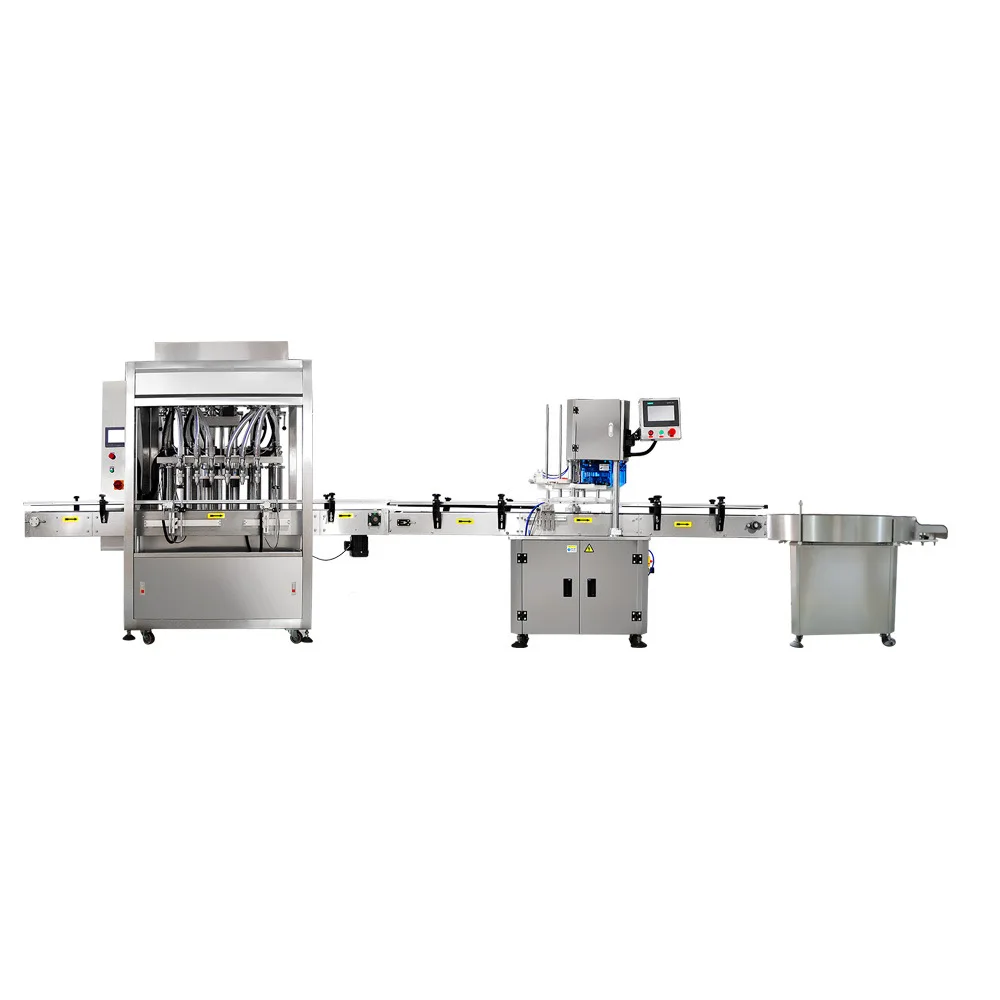 Automatic Black Pepper Sauce Tomato Sauce Glass Bottle Filler Filling Machine line