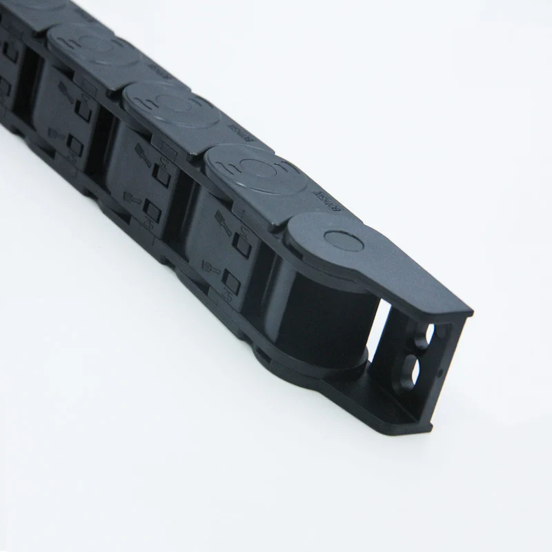 DX 25X38 R55 Plastic cable for drag chain carrier for cnc machine tools drag chain carving machine nylon drag chain