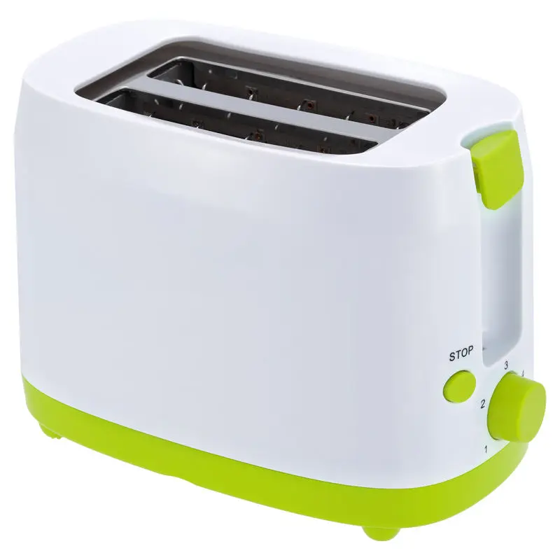 Low Price Hot Selling Electric Household Kitchen Bread Toaster Removable Crumb Tray Cool Touch Plastic Pop Up 2 slice Toaster