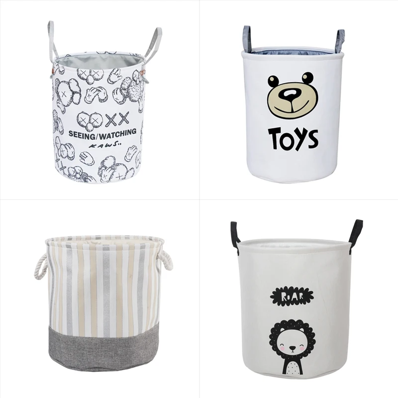 
Factory Direct Supply Fabric Folding Storage Basket 