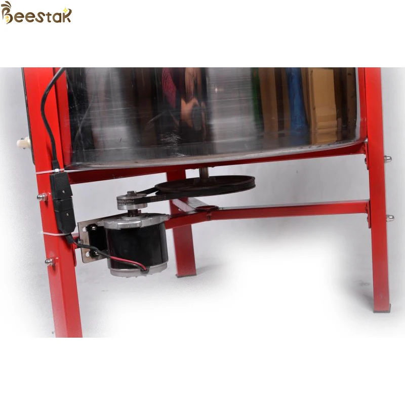 8 рамка Реверсивный радиальные пчелиный мед машинной обработки Электрический ручной переключатель 12V с тремя объективами мед экстрактор для продажи