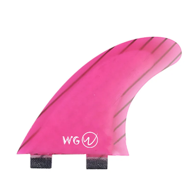 2023 popular design Fiberglass Honeycomb design Surfboard Fins FC Surf Fins OEM Half-Carbon Tri Fin Set Twin Tab