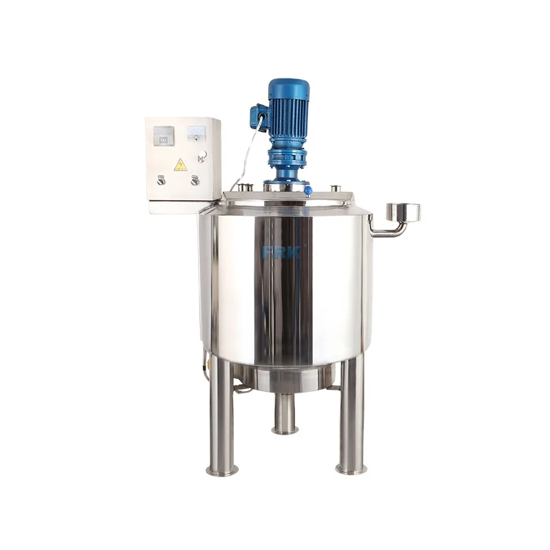 
inox pesticide mixing tank heat buffer sugar dissolving mixing tank with agitator 